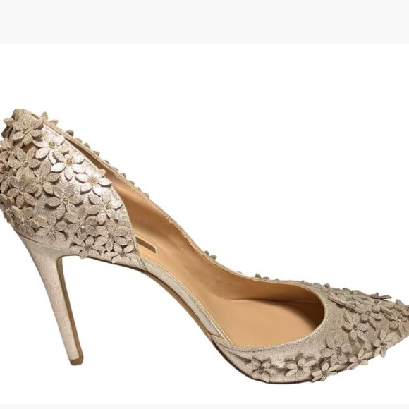 International Concepts Inc. Karlay d'Orsay Metallic Gold Pointy Pumps  EUC 8.5US - Picture 5 of 15